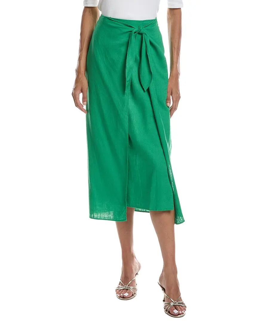 CeCe Wrap Wide Tie Skirt