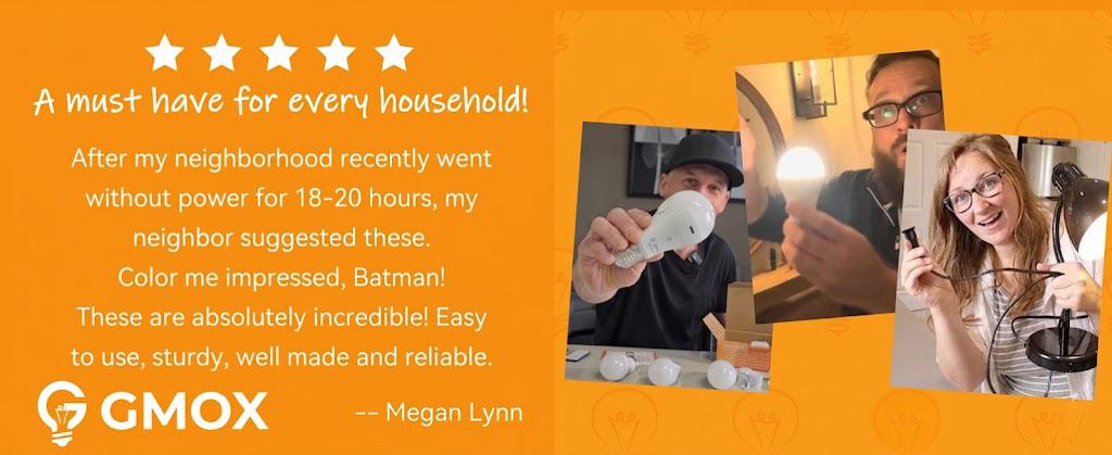 Compact emergency light Rechargeable Light Bulbs Battery Operated 15W 80W Equivalent 6000K 1200mAh Emergency Light for Power Outage Camping E27/E26 Base 4 Bulbs + 4 Hooks energy efficient bulb