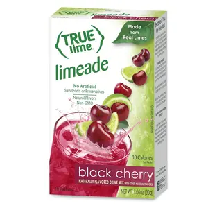 Beverage True Lime Black Cherry Limeade Mix - Real Lime, Stevia, Gluten-Free