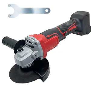 5-Inch Cordless Angle Grinder, Brushless Battery Powered Power Tool with 3-Speed Control, Portable DIY Home Improvement Grinder, Compatible with Red 18V Slide Batteries, Battery Not Included