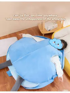 40 Inch Giant Wearable Turtle Shell Pillow - Weighted Tortoise Shell Stuffed Animal Costume, Oversized Funny Dress Up Plush Cushion Toy Gift for Kids Adults