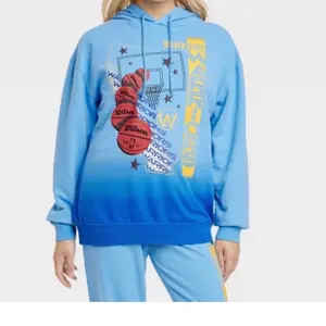 Golden State Warriors Oversized Graphic Hoodie - Blue