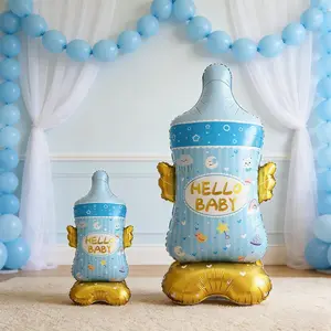 Gender Reveal Party Decorations, Baby Shower Balloon Set, & Blue Color Design, Perfect for Celebrating Newborns