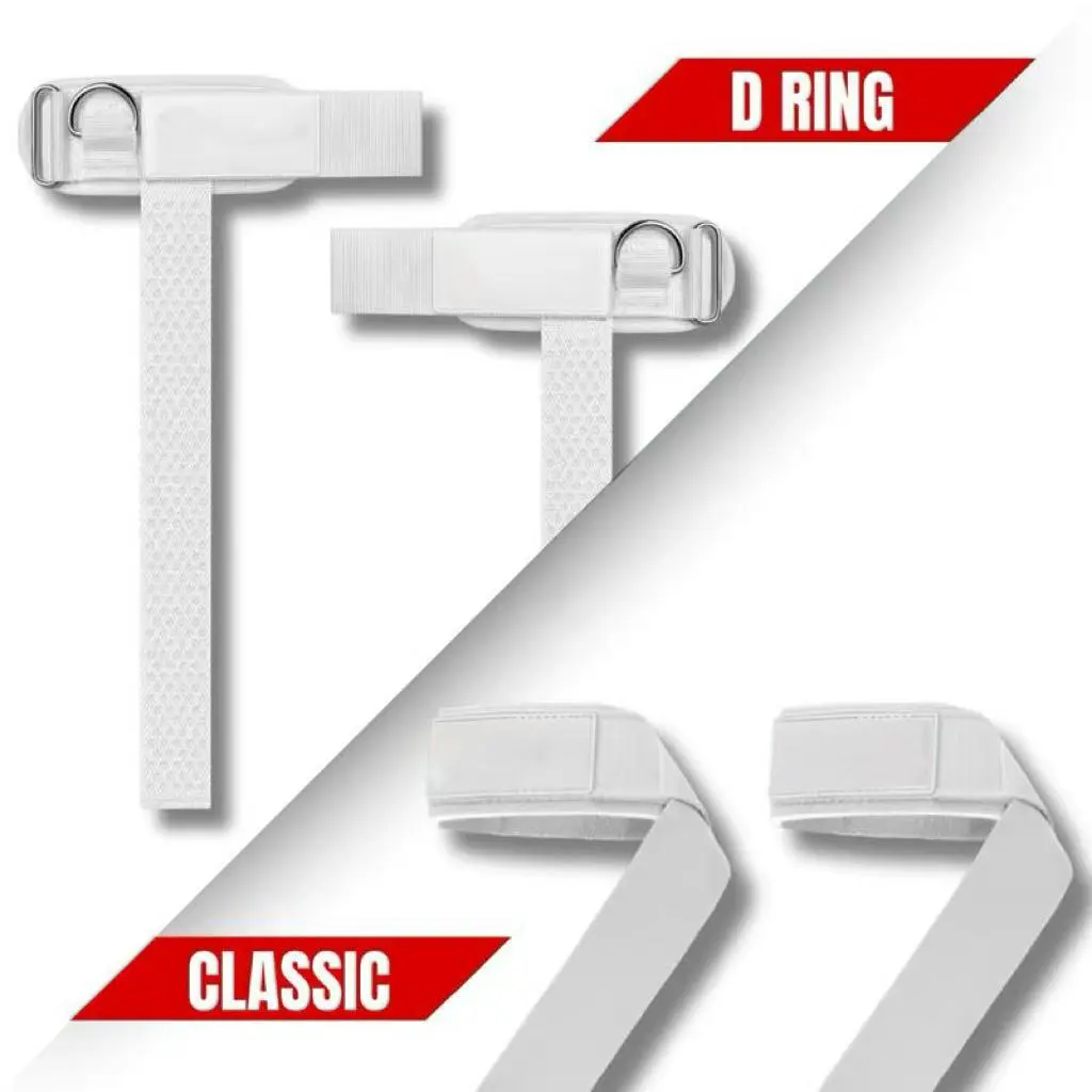 Unisex Classic D-Ring Lifting Straps - Adjustable, Anti-Slip Grip, Customizable Grip Strength Support - Gym Weight Training Accessories for Deadlift, Pull-Up (One Size Fits Most)