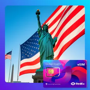 【USA eSIM】 7-30 Days High-Speed Data I 5G/4G Compatible I Same- Day Issuance & Reliable Support I RedexSIM