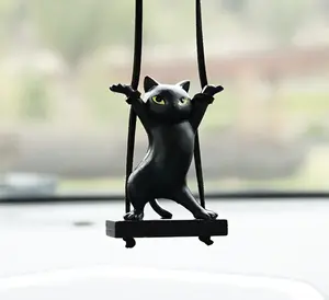 Sassy Cats On A Swing - Decorative Ornaments for Your Space