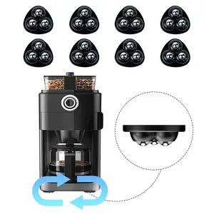 Self Adhesive Caster Wheels for Countertop - Furniture Sliders & Appliance Rollers for Kitchen, Coffee Machine, Blender, Oven - Easily Solves The Problem of Desktop Sliding