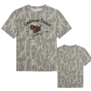 Roosted Vintage Tee, Southern Drawl T Shirt- Size S-5XL no3, Style Camo 3D T Shirt, Hunting 3D Tee, Gift For Him or Her