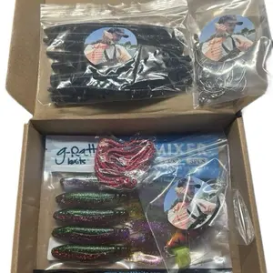 Just Castin' Edition Fishing Tackle Box - Comprehensive Angler Gear with Soft Lures, Hard Lures, Hooks, and Essential Fishing Equipment