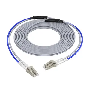 PVC armor MM DX Fiber optic Patch cord 50/62.5/125 LC-SC-FC-ST