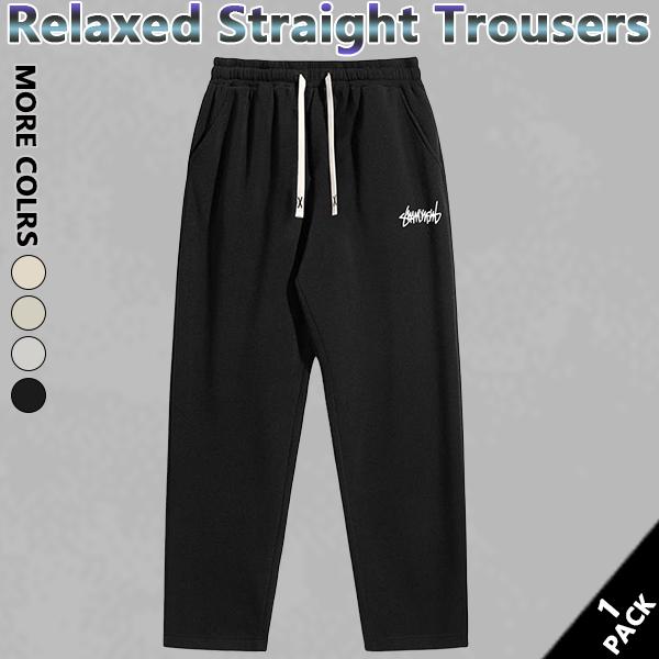 Men's regular fit solid color drawstring waist sweatpants with casual pocket design for autumn and winter, suitable for daily wear, yoga training, holiday outfits, a must-have item in men's clothing.