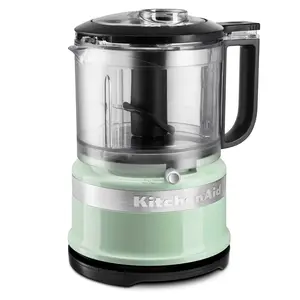 KitchenAid 3.5 Cup Food Chopper KFC3516PT Pistachio Compact Lightweight with Locking Blade Handle & Pour Spout Dishwasher Safe 2 Speeds Pulse Function