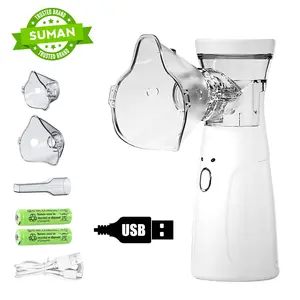 Portable Nebulizer, Nebulizer Machine For Adults And Kids,Effective Relief Of Respiratory Problems, Nebulizer Masks And Adjustable Nebulization Rate Mesh Nebulizer With, Dual Power Supply Mode, Suitable for Home and Travel,Portable Handheld Nebulizer