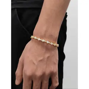 Hip-hop Style Tennis Bracelet, Elegant Fashionable Accessories for Men and Women, Classic Sparkling Cubic Zirconia Commemorative Gift for Birthdays, Anniversaries, Exquisite Trendy Bracelet, Jewelry Bracelet, Bling Stylish Accessory
