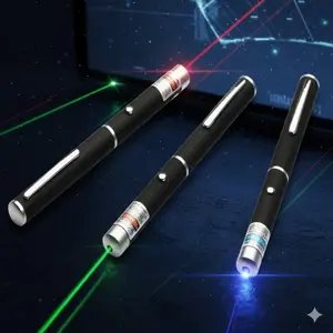 Multifunction Remote Laser Pointer with Red Green Blue Purple 500m Beam,for Presentations,Cat Dog Pet Toy,Anti-Slip Portable Design,Teaching Training Tool.