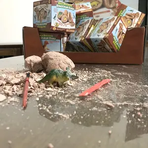 Dinosaur Egg Digging Toy, Creative DIY Skeleton Kit, Creative Craft, Halloween Christmas Gift, Blind Archaeology Excavation Set, Fun Kids Activity