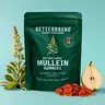 Betterbrand Mullein Lung Detox Gummies for Respiratory Health & Mucus Cleanse - 60 Pear Flavored Chewable Gummies - 30 Servings - Dietary Supplement for Respiratory Health Support