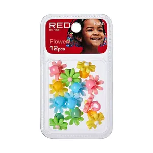 RED Flower Claw Clip Beads - Detailed Product Information Not Provided