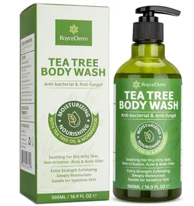 Antifungal Body Wash & Soap, Antibacterial Tinea Versicolor Body Wash, Tea Tree Back Acne, Folliculitis Body Wash, For Jock Itch, Athletes Foot, Body Odor, Ringworm