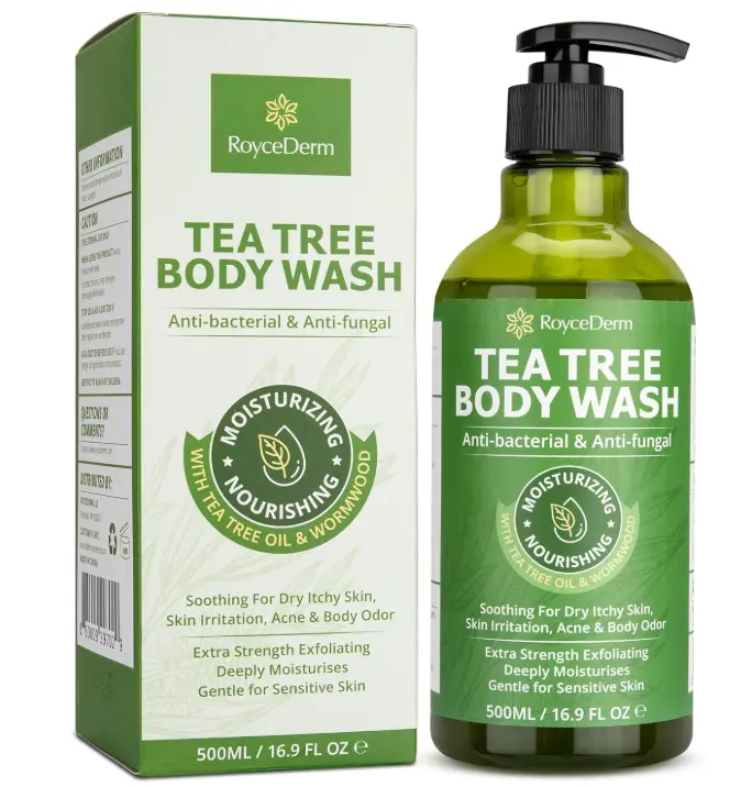 Antifungal Body Wash & Soap, Antibacterial Tinea Versicolor Body Wash, Tea Tree Back Acne, Folliculitis Body Wash, For Jock Itch, Athletes Foot, Body Odor, Ringworm