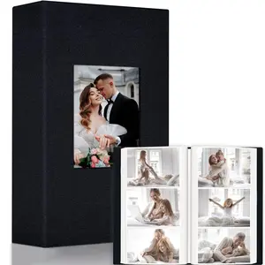 Large Capacity Hard Cover Wedding Album, 4x6 Photos, 300 Sheets, Memory Book, Perfect for Family, Baby, Travel, Anniversary, Wedding, Engagement, Vintage Picture