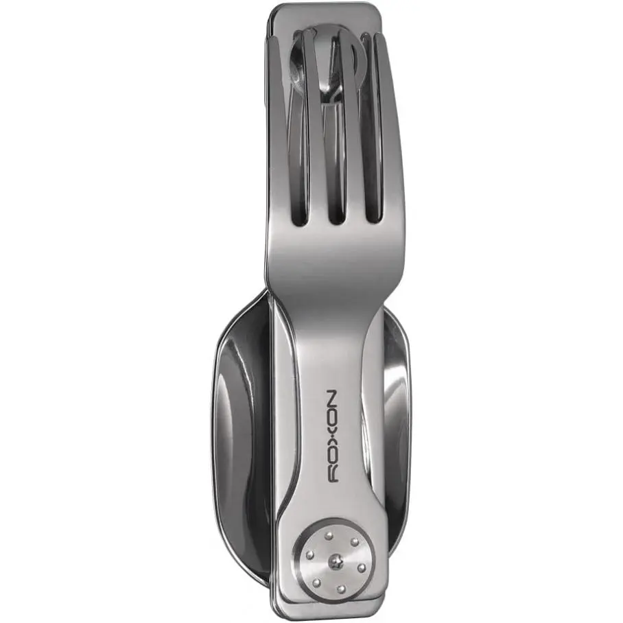 Camping Utensil 2 in 1 Detachable Folding Cutlery with Fork & Spoon for Outdoor, Camping, Hiking, Easy to Carry Highly Practical Tableware