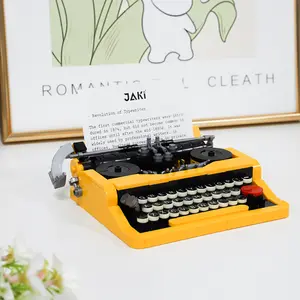 Typewriter Building Set, Mini Building Blocks toy ,Ideas Cute Building Toys for Girls & Boys, Collective building toys, Decorative Toys, Birthday Gift for Adults and Kids