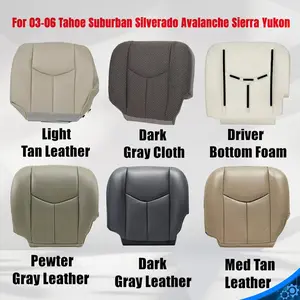 For 2003 2004 2005 2006 GMC Sierra 1500 2500 3500 Replacement Bottom Seat Cover