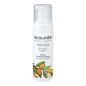 Foaming Facial Cleanser with Organic Argan Oil – 98.6% Natural, Vegan, Revitalizing & Nourishing Organic Argana, Anti-Aging, Removes Impurities