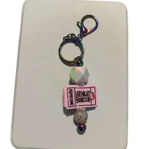 Beaded Bookish Keychains Late Night Bookclub