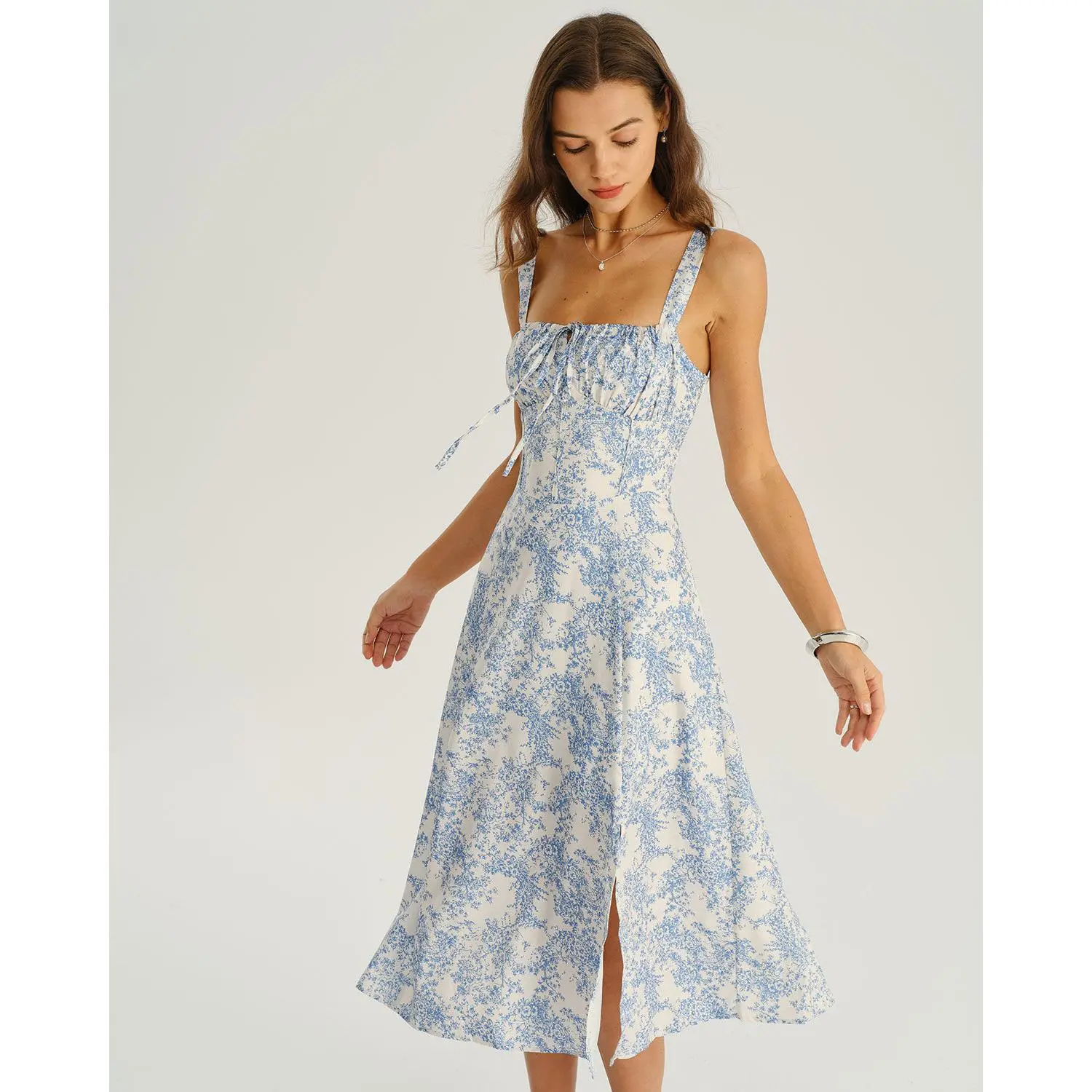 knee length dresses for ladies Petal and Pup Women's Sawyer Midi Slip Dress main image 0
