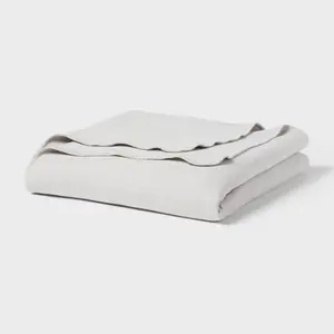 King Brushed Cotton Blanket Solid Gray - Threshold