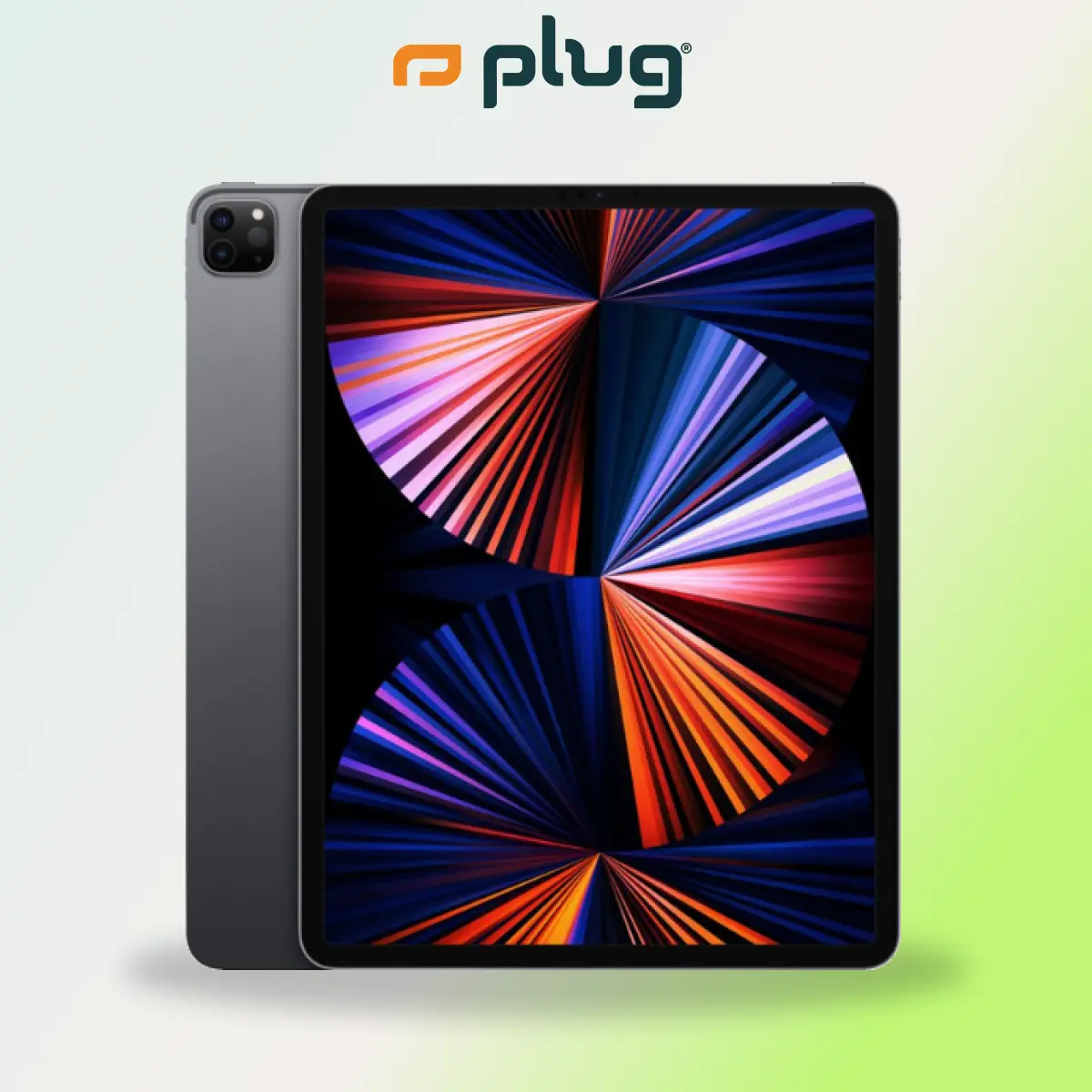 Refurbished Apple iPad Pro 12.9" 5th Gen (M1, WiFi) - Excellent Condition with 1-Year Warranty by Plug