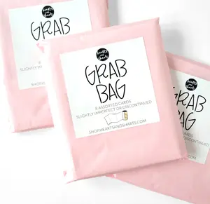 GRAB BAGS  - FUNNY ILLUSTRATED GREETING CARD 8 PACK