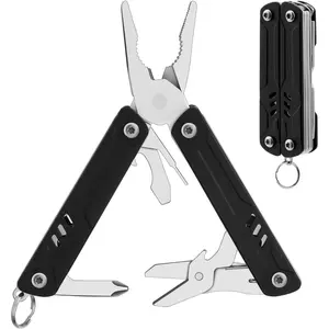 Mini Multitool - 9 in 1  Multitool with  Nose Pliers, , SIM Extractor and Screwdrivers for Travel, EDC, TSA Approved
