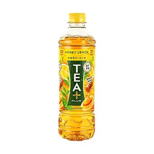 TEA PLUS Honey Lemon Oolong Tea Drink 490ml - Authentic Thai Beverage, Refreshing & Natural