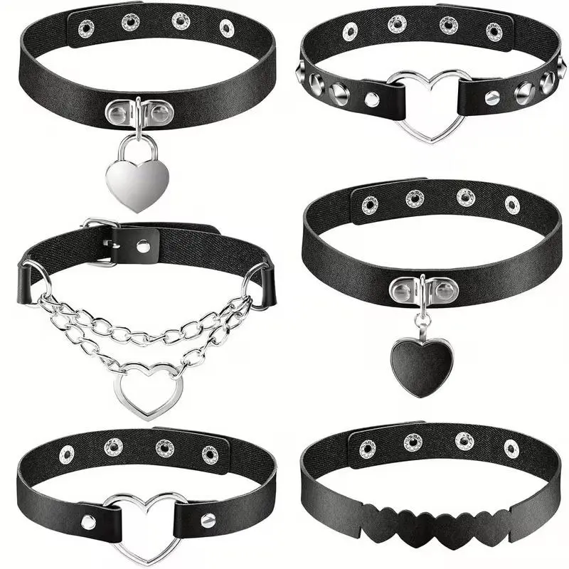 6 Pieces Black