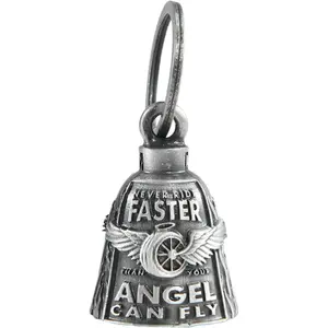 Good Luck Riding Bell for Bikers Women Men Guardian Motocrcyle Keychain for Bikers Spirit Bell Moto Accessories