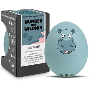 Hippo beepegg egg timer for boiling eggs musical egg cooker for soft medium hard boiled eggs food safe singing floating egg timer egg cooker for 3 levels of doneness