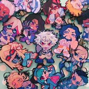 Gachiakuta Acrylic Keychain, Rudo Enjin Zanka Riyo Amo Jabber Anime Keychain,Gift for Woman And Man
