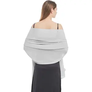 Chiffon Shawl Wraps Scarves Lightweight for Women Evening Dresses Wedding Bridesmaid or Formal Occasions