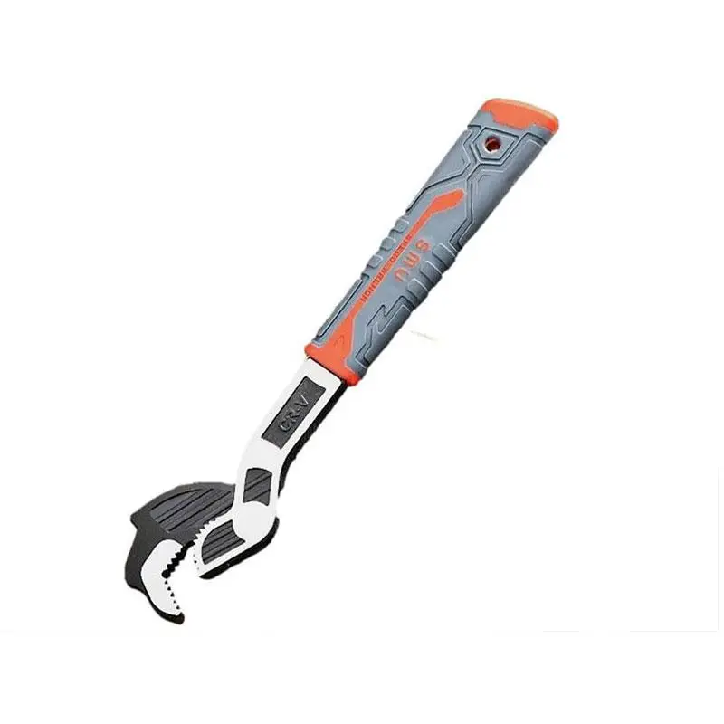 Industrial Multi-Function Self-Locking Pipe Wrench Tool, Heavy Duty Plumbing Wrench, Adjustable 6'' 8'' 10'' 12'', Quick Electric Hose Clamp Wrench, Multifunctional Wrench