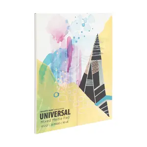 Creative Mark 9x12 Mixed Media Sketchbook - Universal Pad for Drawing, Painting, Watercolor, Acrylic, Oil