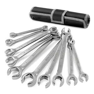 #JumpstartSale DURATECH Flare Nut Wrench Set, CR-V Steel, Organizer Pouch Included