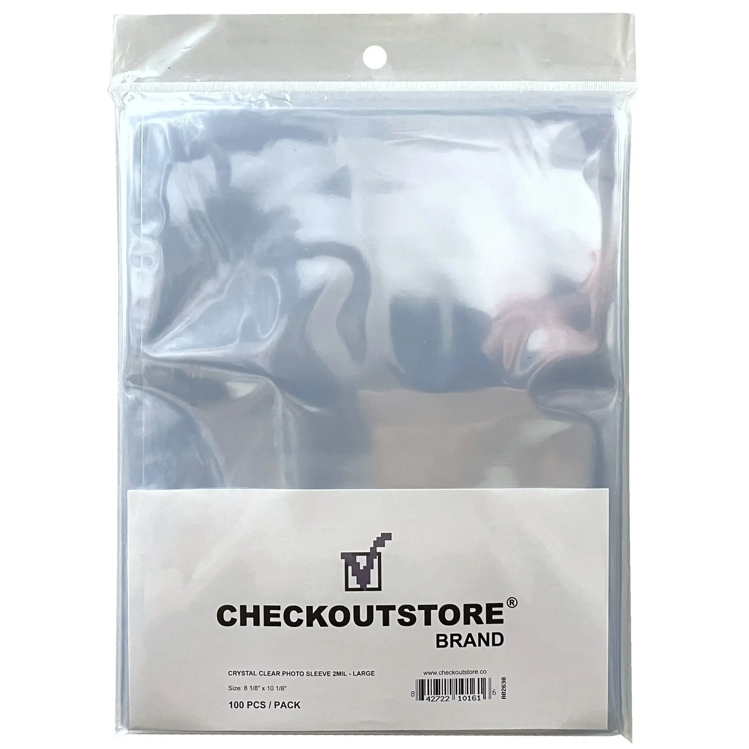 CheckOutStore Crystal Clear Protective Photo Sleeves (8 x 10 in)