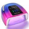Cordless Rechargeable Gentle UV LED Nail Lamp - Salon Nail Care Tool with 48 Beads, Handle, Fast Cure, Power Bank Function, 4 Timers, Removable Base, Batteries, Infrared Sensor, Auto On/Off, 12 Hours Runtime, Lightweight for At-Home Gel Polish Use