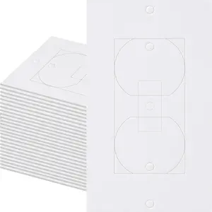 Outlet Insulators Draft Sealers, 30 Pack Electrical Outlet Insulation Pads, EVA Foam Gasket for Wall, Light, Switch Socket Cover Compatible with Duplex Toggle Rocker Wall Plate Openings