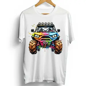 Colorful ATV Direct To Film Print, DTF Print, Ready To Press Print For T-Shirts