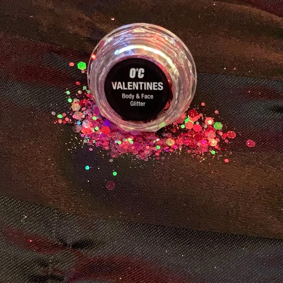 O’C valentines Body & Face Glitter Eyeshadow Cosmetic Makeup