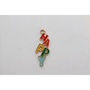 Happy Charm - Gold Plated